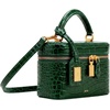 image:imageJW PEI Womens Cleo Box Shape Top Handle BagForest Green Croc