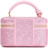 image:imageJW PEI Womens Cleo Box Shape Top Handle BagPink Artificial Crystal