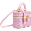 image:imageJW PEI Womens Cleo Box Shape Top Handle BagPink Artificial Crystal