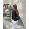 image:imageJW PEI Womens Daria Metal Pendant Embellished Shoulder BagBlack