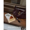 image:imageJW PEI Womens Daria Metal Pendant Embellished Shoulder BagDark Brown