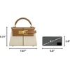 image:imageJW PEI Womens Elise Top Handle BagBrown Canvas