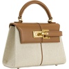 image:imageJW PEI Womens Elise Top Handle BagBrown Canvas