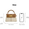 image:imageJW PEI Womens Elise Top Handle BagBrown Canvas