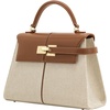 image:imageJW PEI Womens Elise Top Handle BagUmber Canvas