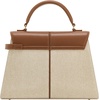 image:imageJW PEI Womens Elise Top Handle BagUmber Canvas