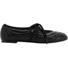 image:imageJW PEI Womens Erika Topstitching Laceup Ballet FlatsBlack