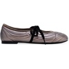 image:imageJW PEI Womens Erika Topstitching Laceup Ballet FlatsDark Brown