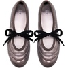 image:imageJW PEI Womens Erika Topstitching Laceup Ballet FlatsDark Brown