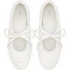image:imageJW PEI Womens Erika Topstitching Laceup Ballet FlatsWhite