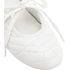 image:imageJW PEI Womens Erika Topstitching Laceup Ballet FlatsWhite