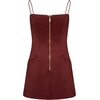 image:imageJW PEI Womens Eva Spaghetti Strap Sueded DressBurgundy