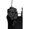 image:imageJW PEI Womens Flower Embroidered Mini DressBlack