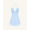 image:imageJW PEI Womens Flower Embroidered Mini DressBlue