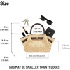 image:imageJW PEI Womens Hana Mini Tote BagBrown Faux Straw