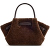 image:imageJW PEI Womens Hana Mini Tote BagDark Brown Faux Fur
