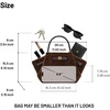 image:imageJW PEI Womens Hana Mini Tote BagDark Brown Faux Fur
