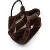 image:imageJW PEI Womens Hana Mini Tote BagDark Brown Faux Fur