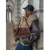 image:imageJW PEI Womens Hana Wide Faux Suede Tote BagDark Brown
