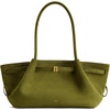 image:imageJW PEI Womens Hana Wide Faux Suede Tote BagOlive Green