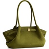 image:imageJW PEI Womens Hana Wide Faux Suede Tote BagOlive Green