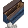 image:imageJW PEI Womens Holly Metal Pendant Embellished ClutchBlue Denim