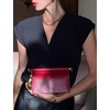 image:imageJW PEI Womens Holly Metal Pendant Embellished ClutchClaret