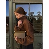 image:imageJW PEI Womens Holly Metal Pendant Embellished ClutchDark Olive