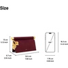 image:imageJW PEI Womens Holly Metal Pendant Embellished ClutchReddish Brown