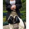 image:imageJW PEI Womens Jayla Metal Pendant Embellished Shoulder BagBlack