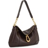 image:imageJW PEI Womens Jayla Metal Pendant Embellished Shoulder BagDark Brown