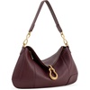 image:imageJW PEI Womens Jayla Metal Pendant Embellished Shoulder BagDeep Burgundy