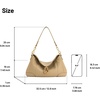 image:imageJW PEI Womens Jayla Metal Pendant Embellished Shoulder BagKhaki