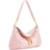 image:imageJW PEI Womens Jayla Metal Pendant Embellished Shoulder BagPink Croc