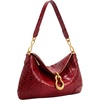 image:imageJW PEI Womens Jayla Metal Pendant Embellished Shoulder BagRed Croc