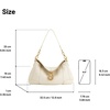 image:imageJW PEI Womens Jayla Metal Pendant Embellished Shoulder BagWhite