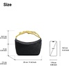 image:imageJW PEI Womens Jenny Humanshaped Handle HandbagWoven Black