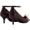 image:imageJW PEI Womens Jewel Buckle Kitten Heels PumpsClaret Red
