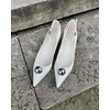 image:imageJW PEI Womens Jewel Buckle Kitten Heels PumpsWhite