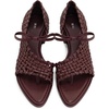 image:imageJW PEI Womens Jocelyn Weave Strap FlipflopsClaret Red