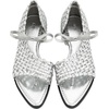 image:imageJW PEI Womens Jocelyn Weave Strap FlipflopsSilver