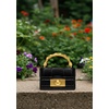 image:imageJW PEI Womens Kaia Bamboo Metal Handle HandbagBlack