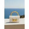 image:imageJW PEI Womens Kaia Bamboo Metal Handle HandbagWhite