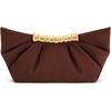 image:imageJW PEI Womens Leia Pleated ClutchDark Brown
