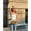 image:imageJW PEI Womens Leia Pleated ClutchDark Olive