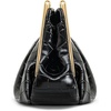 image:imageJW PEI Womens Lila Metal Frame ClutchBlack Faux Croc