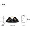 image:imageJW PEI Womens Lila Metal Frame ClutchBlack Faux Croc