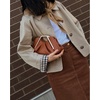 image:imageJW PEI Womens Lila Metal Frame ClutchBrown