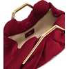 image:imageJW PEI Womens Lila Metal Frame ClutchRed Faux Suede
