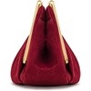 image:imageJW PEI Womens Lila Metal Frame ClutchRed Faux Suede